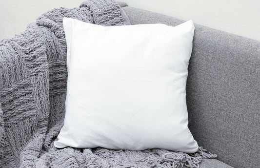 White Throw Pillow