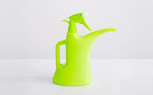 Lime green watering can